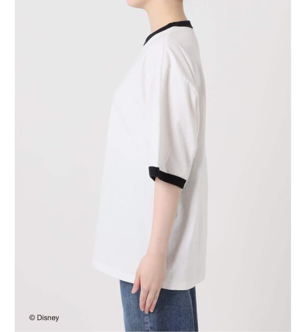 journal standard L'essage「《追加》【JANE SMITH/ジェーンスミス】 MICKEY FACE RINGER Tシャツ」|Tシャツ・カットソー|