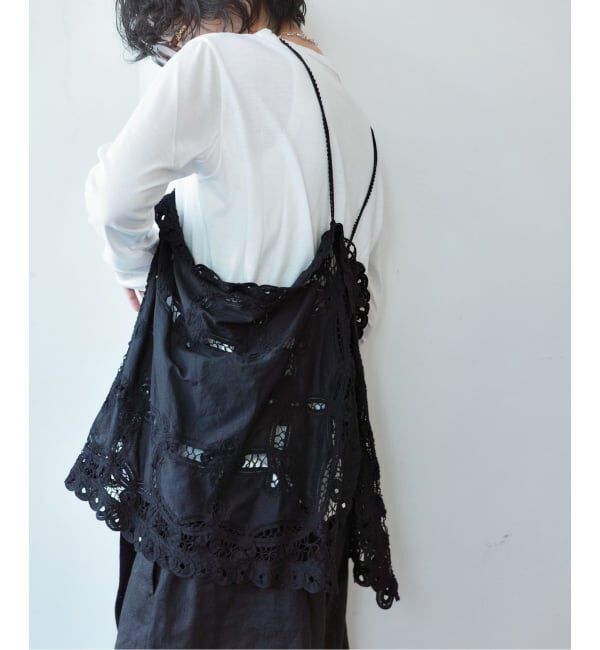 journal standard luxe「《追加２》バテンレース キャミブラウス」|シャツ・ブラウス|ブラック