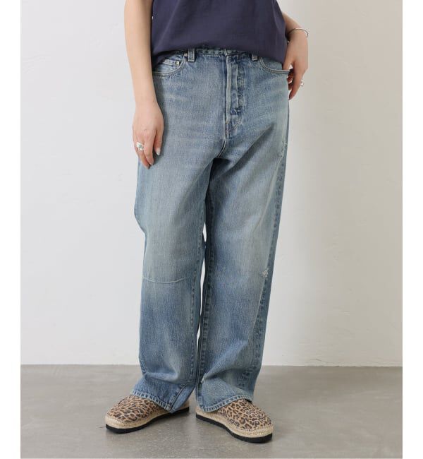 journal standard luxe「《予約》13OZ クラッシュダメージデニム」|デニム|ブルー A