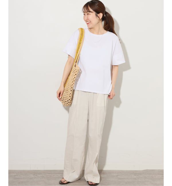JOURNAL STANDARD relume「《追加》オーガニックコットン汗染み防止2WAY TEE」|Tシャツ・カットソー|