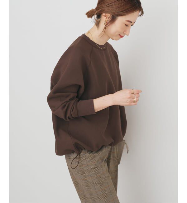 Spick and Span「ダンボールヘムギャザープルオーバー」|Tシャツ・カットソー|