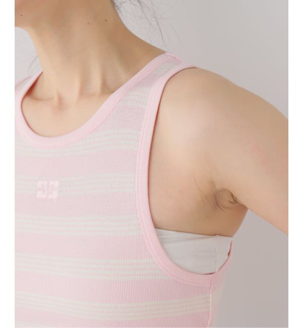 U by SPICK&SPAN「GANNI / ガニー Soft Cotton Rib Tank Top」|タンクトップ|