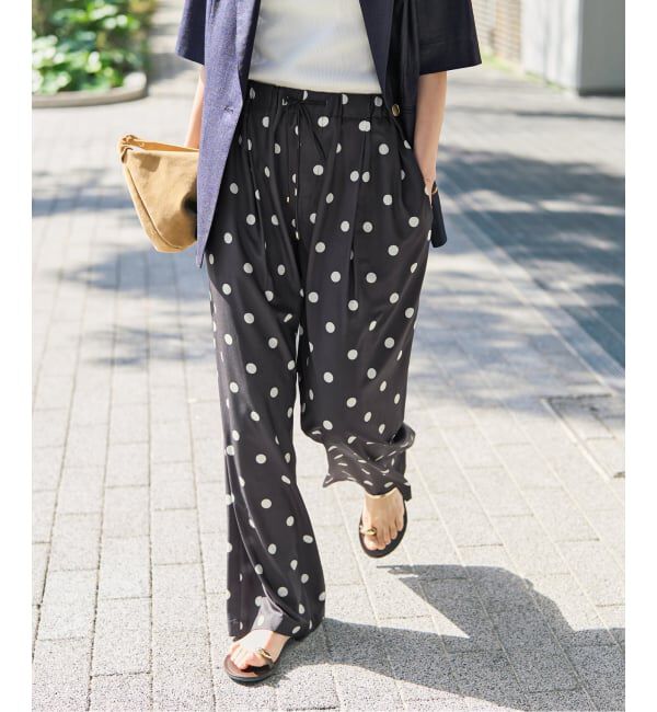 Spick and Span「《一部店舗+WEB限定 / 予約》ドットプリントイージーパンツ」|その他|