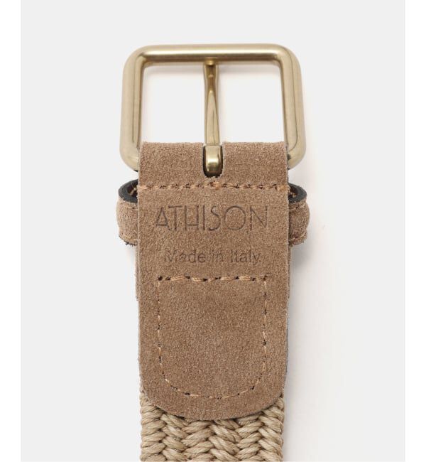 FRAMeWORK「ATHISON/アティソン LINEN 30MM ベルト」|ベルト|