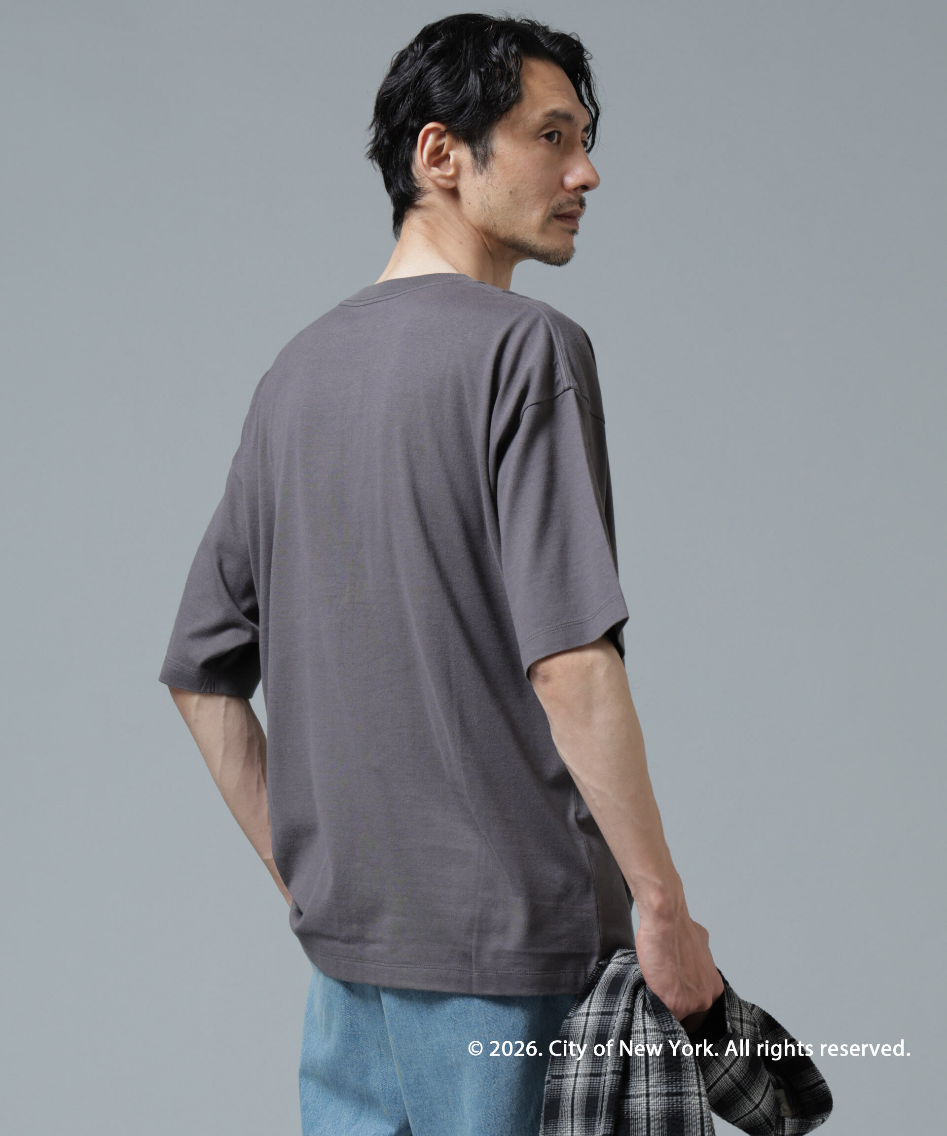 nano･universe「GOOD ROCK SPEED&times;Anti Soaked(R) 汗染み防止 NYC Tシャツ」|Tシャツ・カットソー|