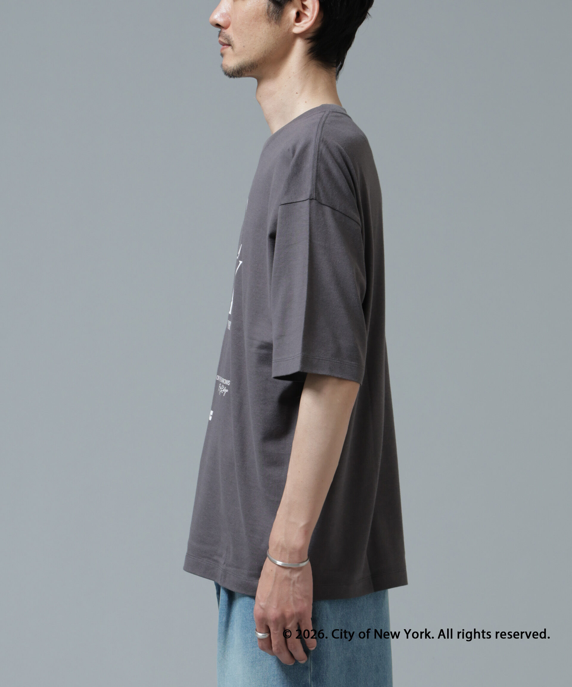 nano･universe「GOOD ROCK SPEED&times;Anti Soaked(R) 汗染み防止 NYC Tシャツ」|Tシャツ・カットソー|