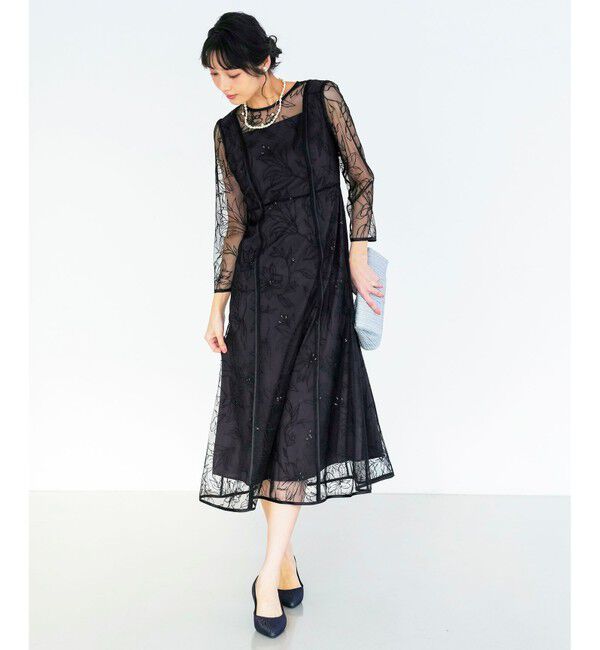 ANY SIS「【Lily Calin】グレースフラワー ドレス」|ドレス|