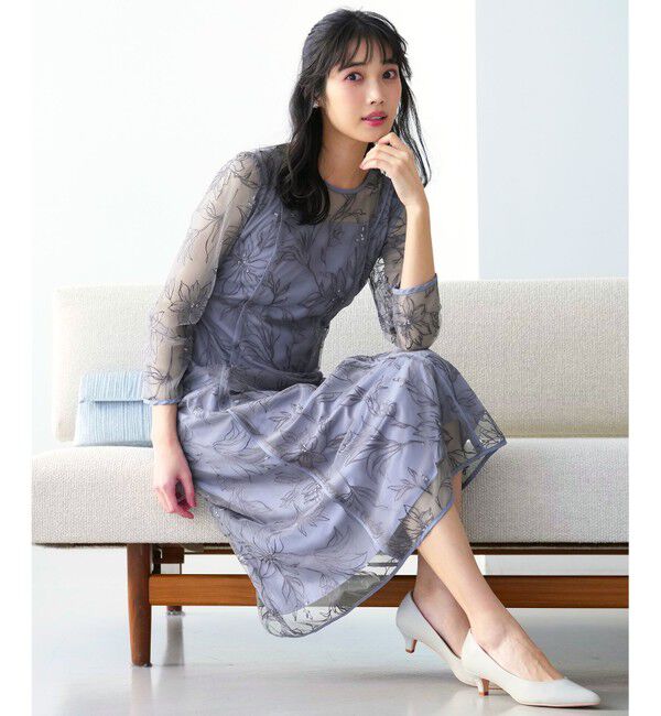 ANY SIS「【Lily Calin】グレースフラワー ドレス」|ドレス|