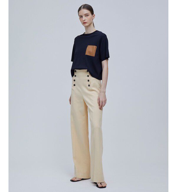 BEIGE,「【上代変更 WEBOFF本部移送済み】 NADIA / ニットTシャツ」|ニット・セーター|