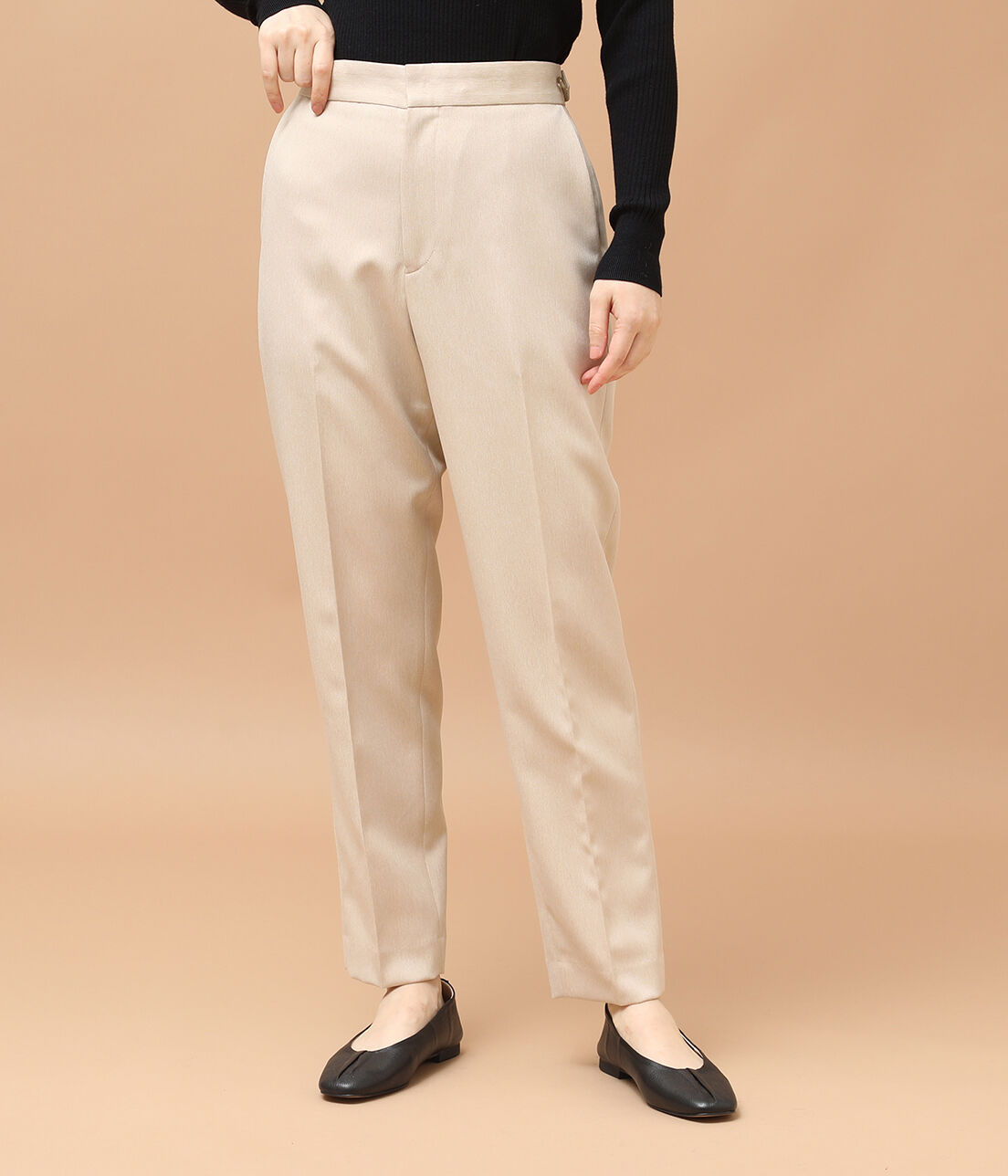 SALON adam et rope'「【ドラマ着用】【セットアップ対応】ヘリンボンテーパードパンツ」|その他|