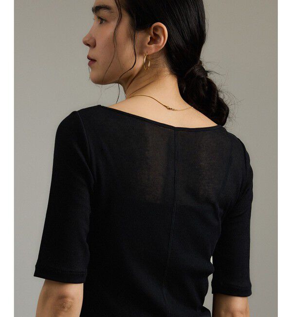 SALON adam et rope'「nu=layerジェントルVネックシアーTシャツ」|Tシャツ・カットソー|