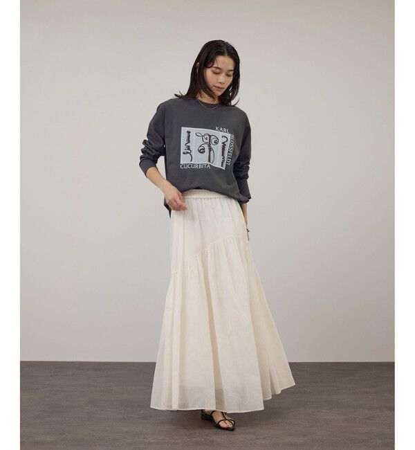 SALON adam et rope'「【KARL BLOSSFELDT  by SALON】フォトロングスリーブTシャツ」|Tシャツ・カットソー|