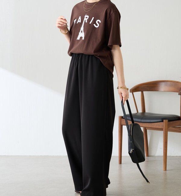  「【AMOU/アムー】パリロゴTシャツ」|Tシャツ・カットソー|