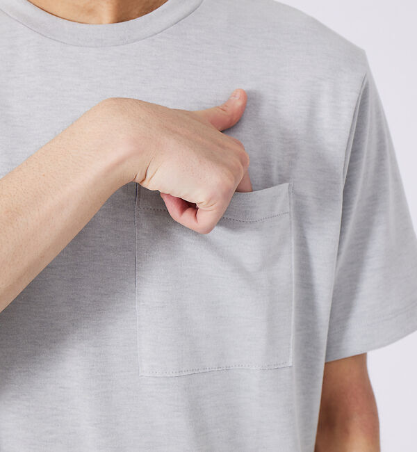 ABAHOUSE「ツインフェイス カットオフ ポケTシャツ」|Tシャツ・カットソー|
