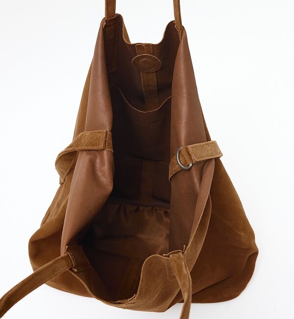 ABAHOUSE「【Morphee / モルフェ】3WAY LARGE TOTE OIL SUED」|トートバッグ|
