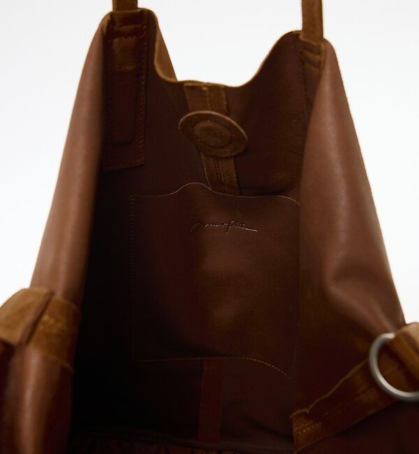 ABAHOUSE「【Morphee / モルフェ】3WAY LARGE TOTE OIL SUED」|トートバッグ|
