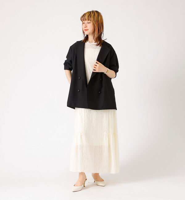 Rouge vif「フェザーノースリーブワンピース」|ワンピース|