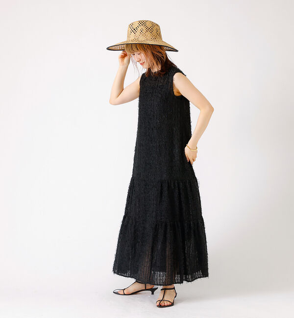 Rouge vif「フェザーノースリーブワンピース」|ワンピース|