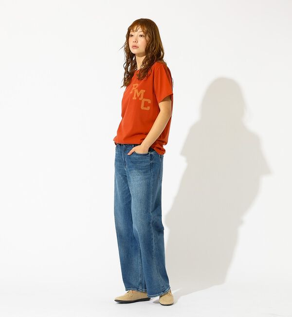 Rouge vif「【REMI RELIEF / レミレリーフ】LW加工T "RMC" / ロゴTシ」|Tシャツ・カットソー|