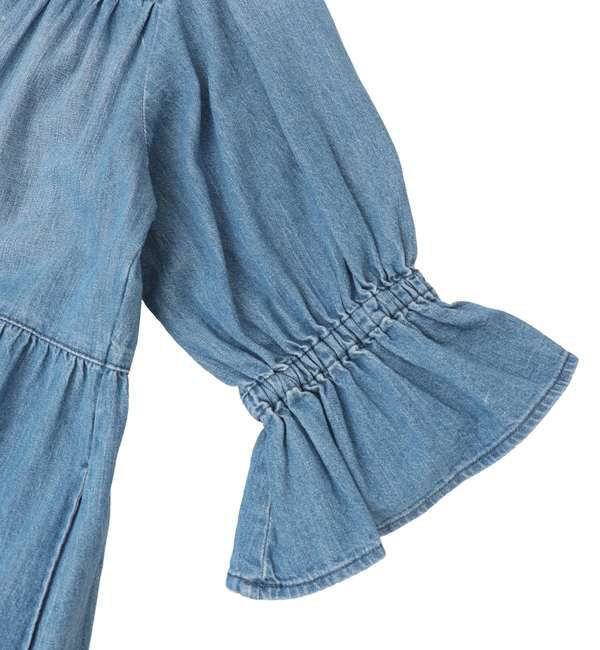 TIARA「【HEALTHY DENIM/ヘルシーデニム】デニムワンピース（Papaya）」|ワンピース|