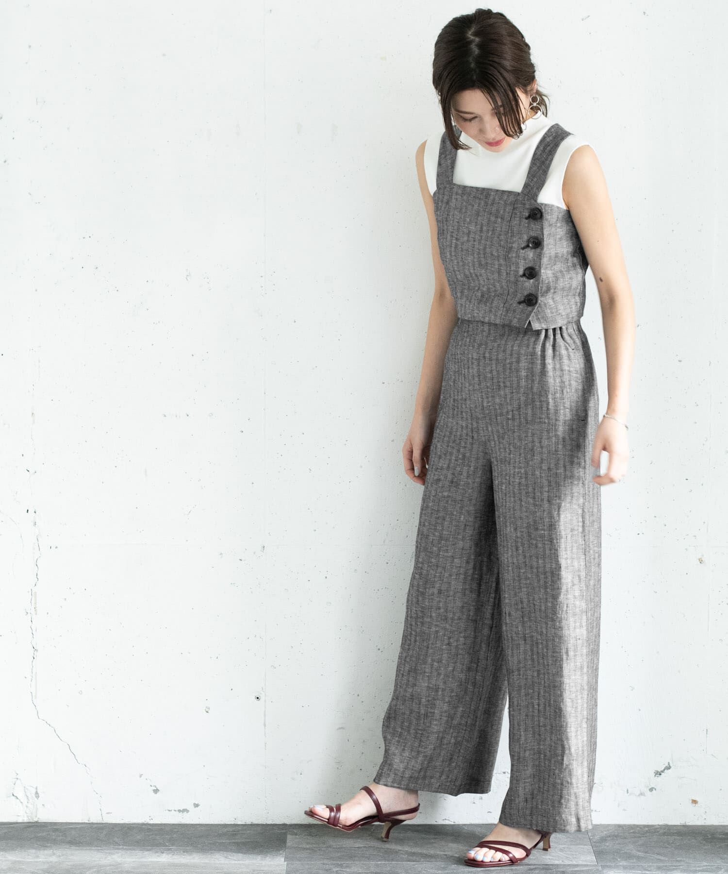 URBAN RESEARCH ROSSO「ミックスヘリンボーンビスチェ&there4;」|その他|