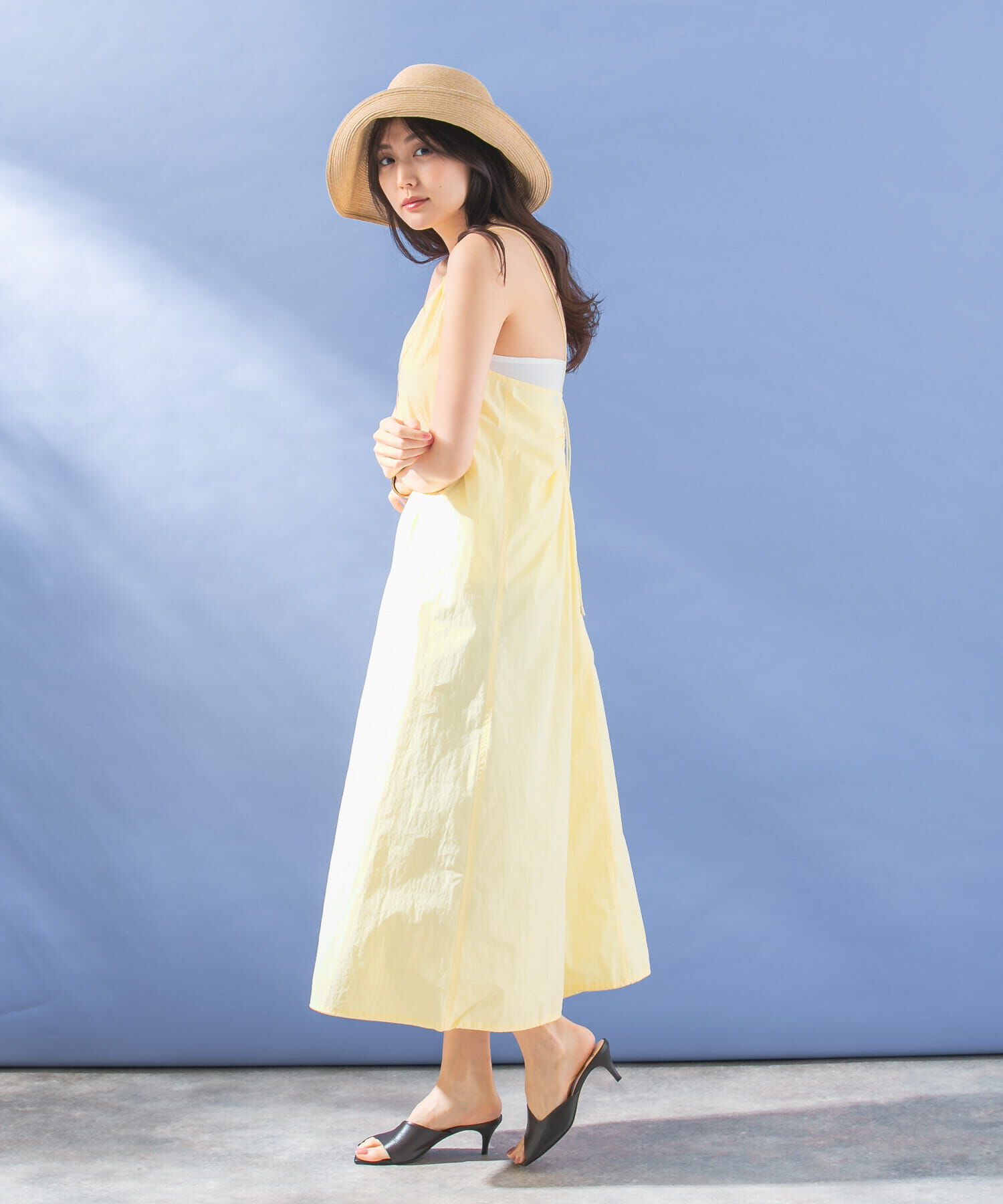 URBAN RESEARCH ROSSO「le　HALTER-NECK DRAWSTRING ONE-PIECE」|ワンピース|