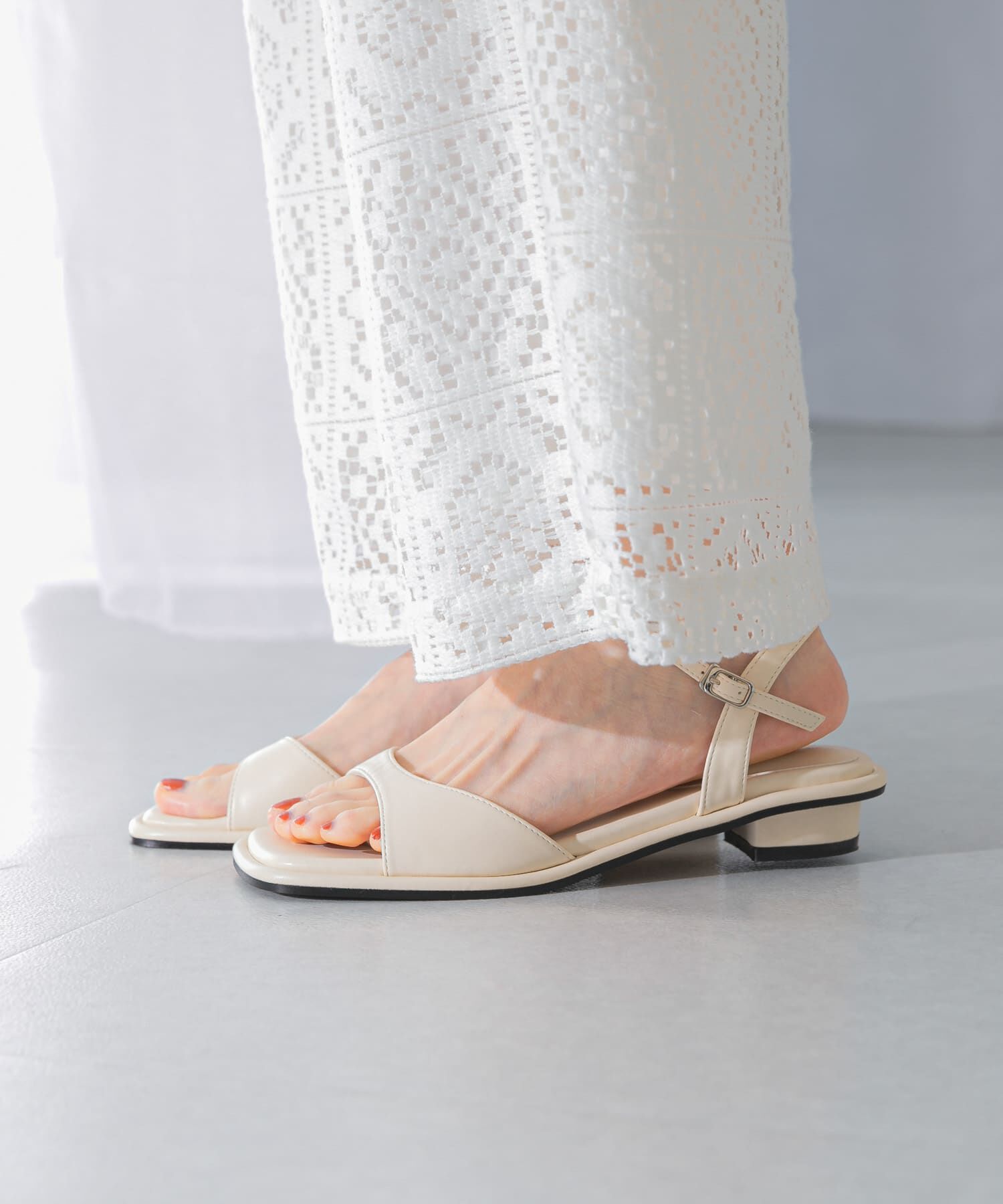 URBAN RESEARCH ROSSO「KOMOREBI MUSEUM　SANDAL」|サンダル|アイボリー