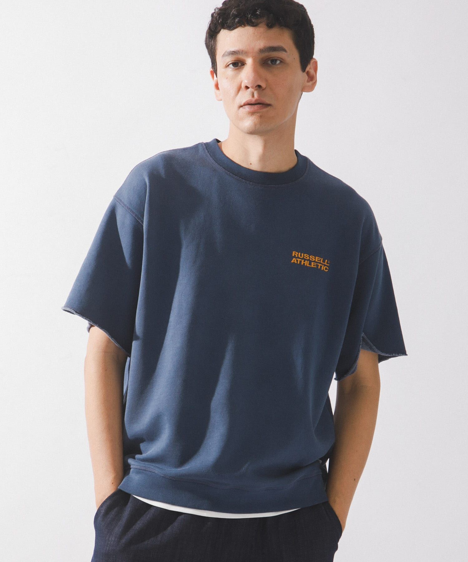 Sonny Label 「『別注』RUSSELL ATHLETIC&times;SonnyLabel　ショートスリーブスウェットTシャツ」|Tシャツ・カットソー|