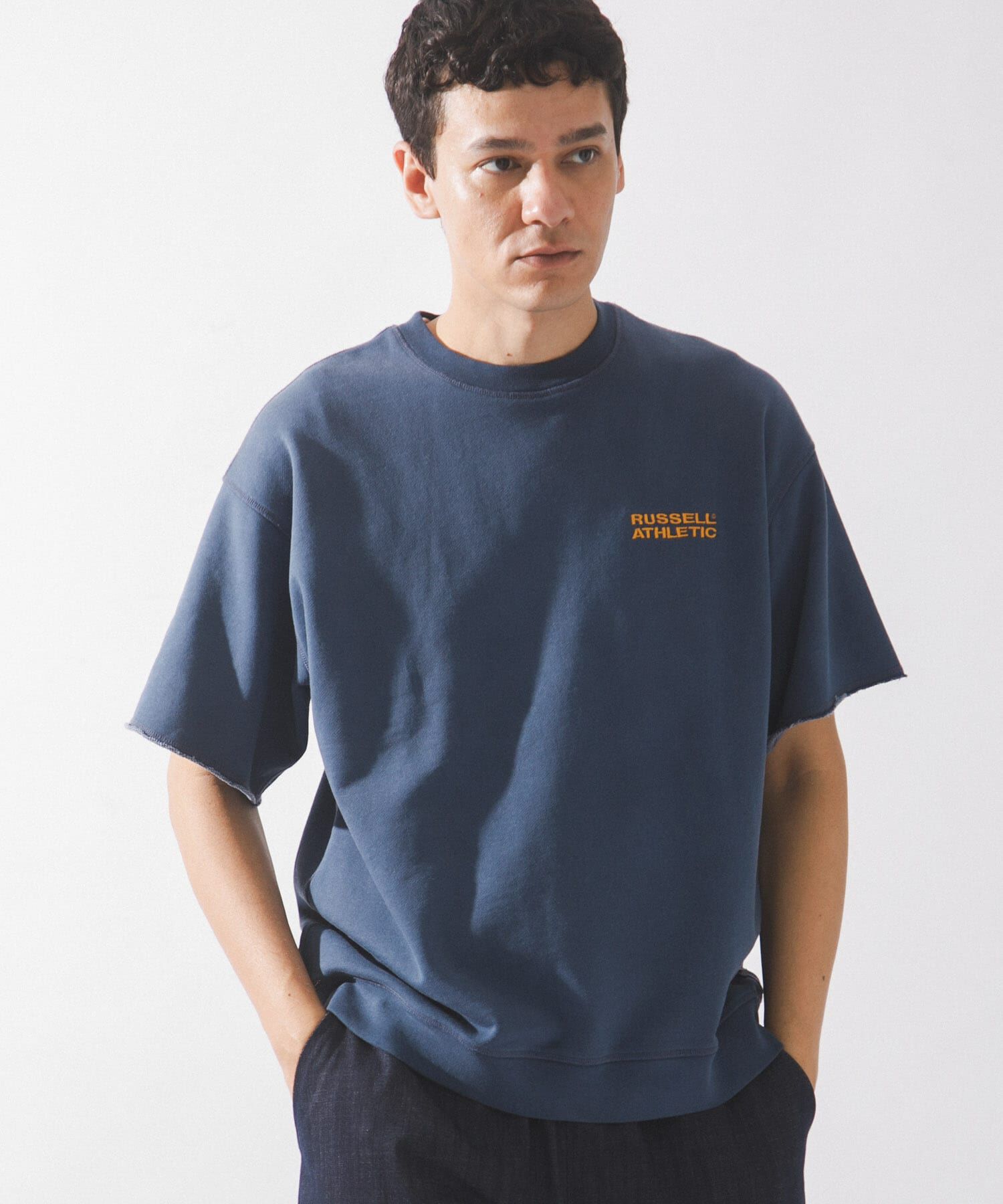 Sonny Label 「『別注』RUSSELL ATHLETIC&times;SonnyLabel　ショートスリーブスウェットTシャツ」|Tシャツ・カットソー|