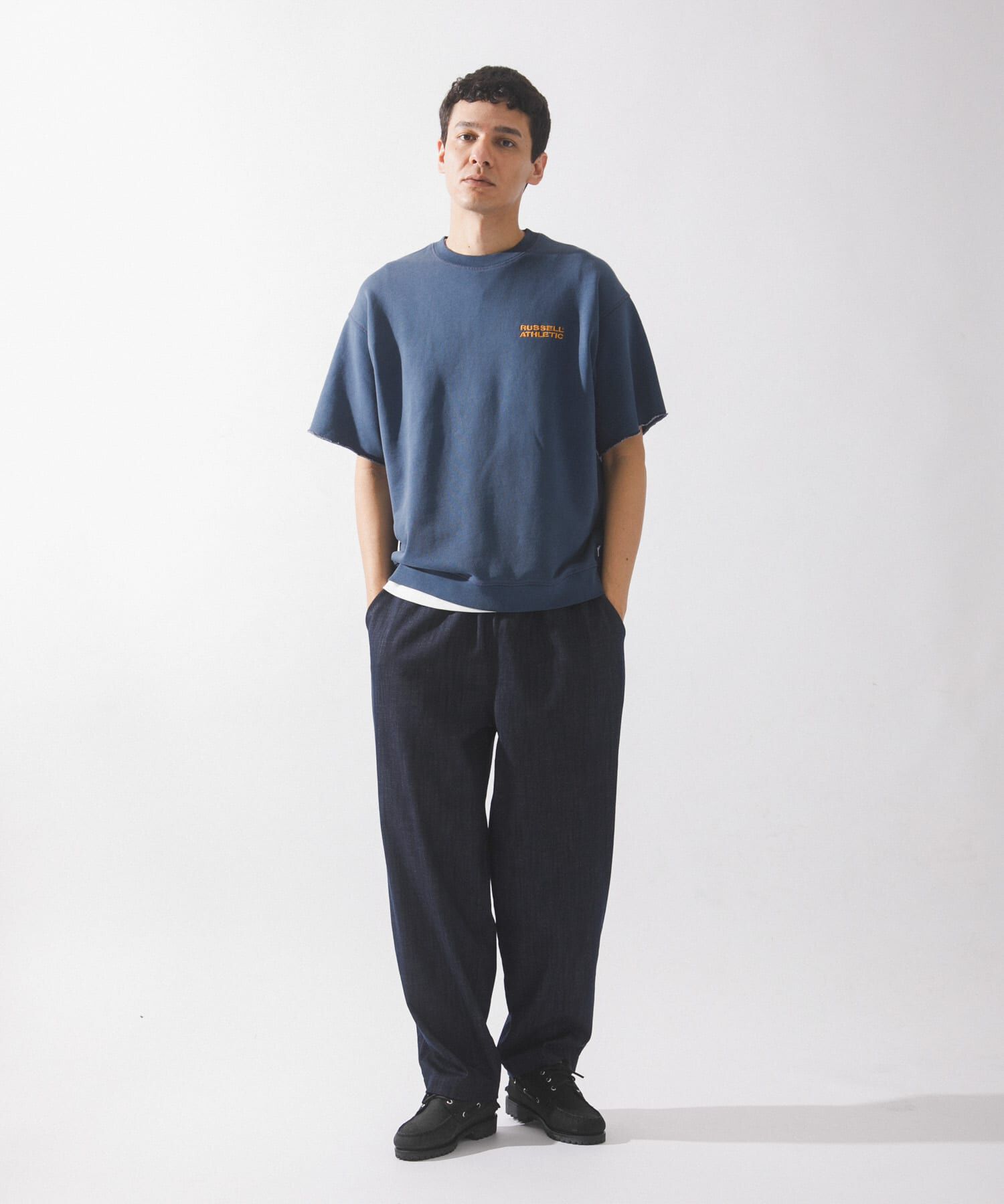 Sonny Label 「『別注』RUSSELL ATHLETIC&times;SonnyLabel　ショートスリーブスウェットTシャツ」|Tシャツ・カットソー|
