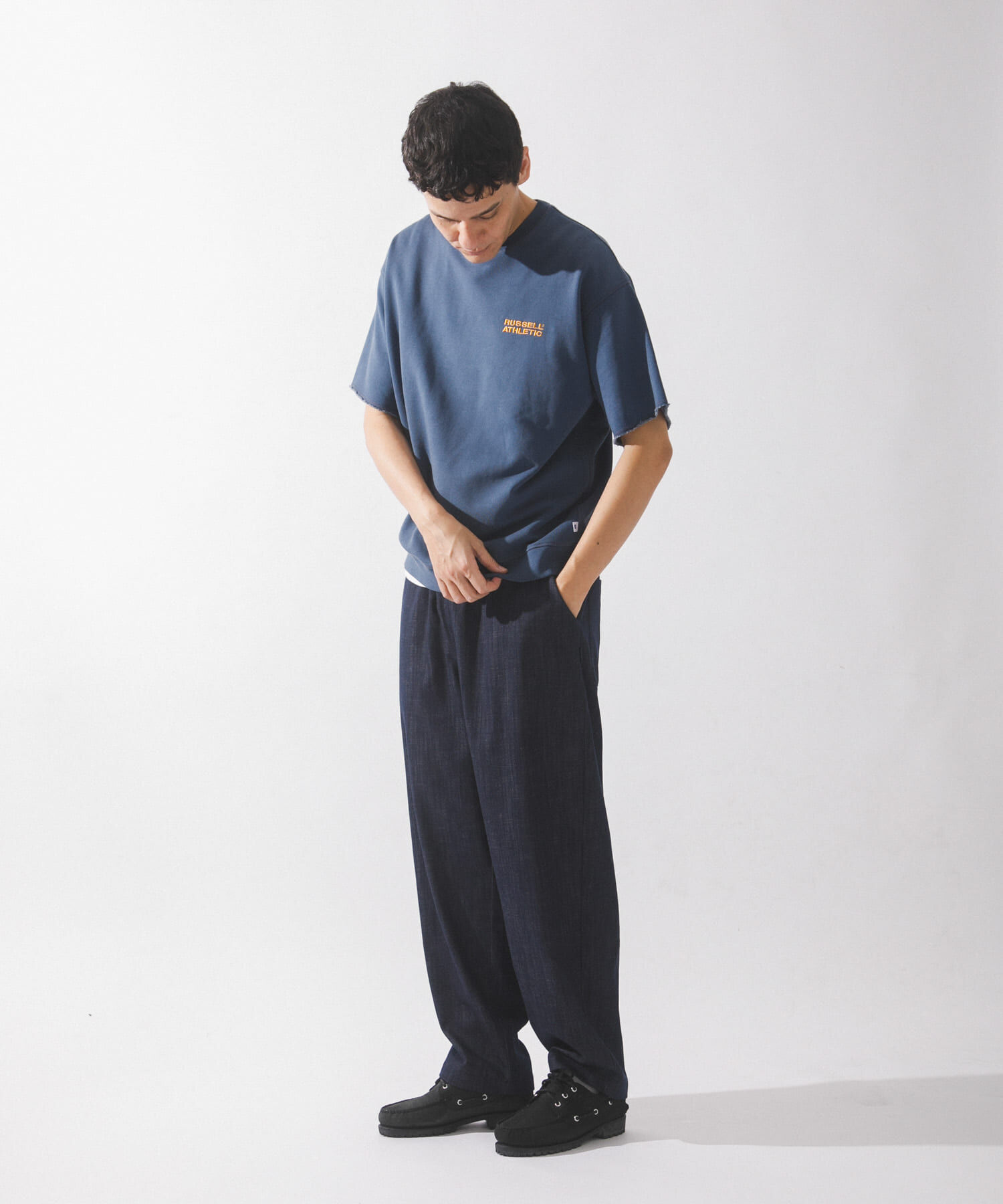 Sonny Label 「『別注』RUSSELL ATHLETIC&times;SonnyLabel　ショートスリーブスウェットTシャツ」|Tシャツ・カットソー|