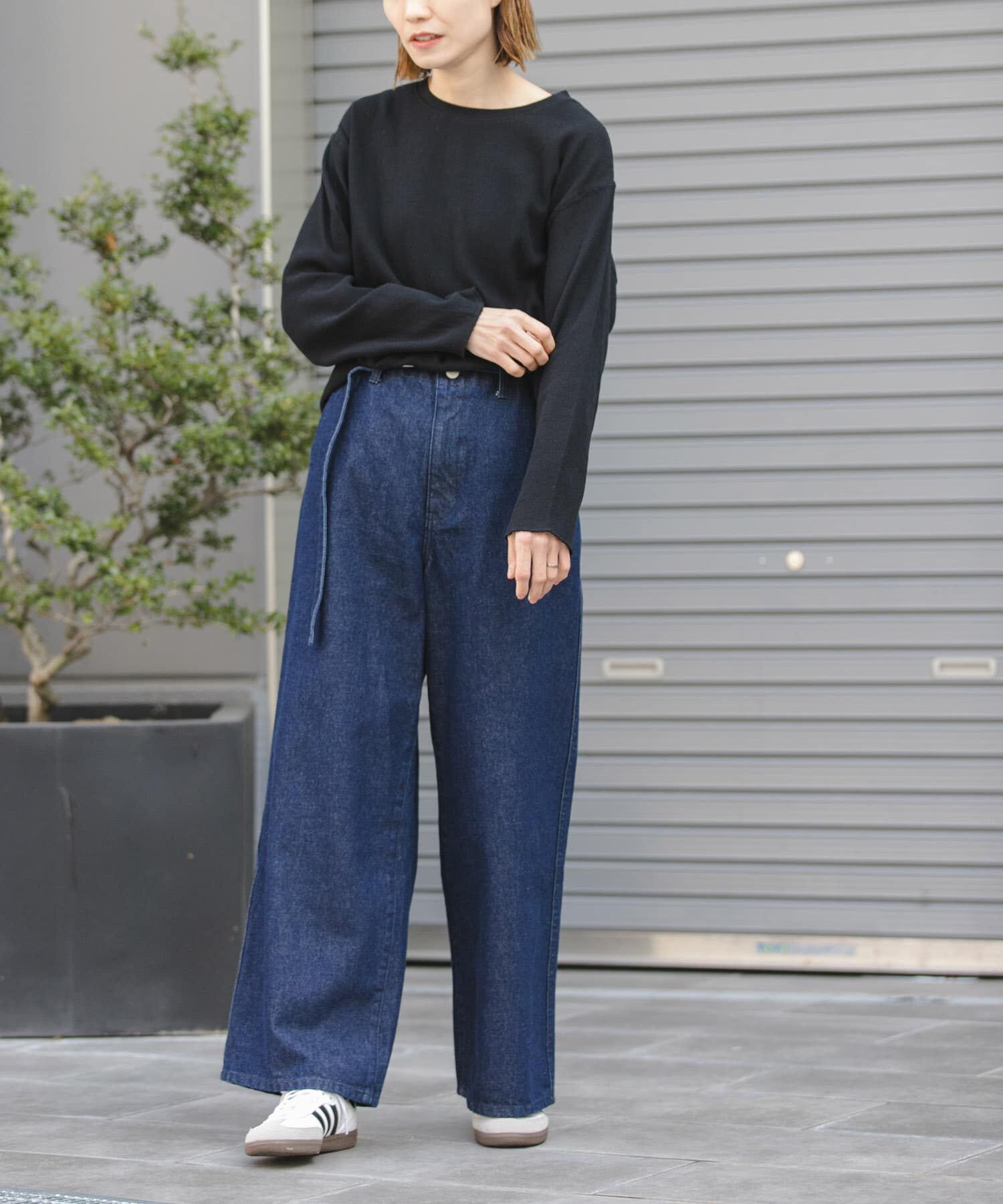 URBAN RESEARCH DOORS「FORK&SPOON　メッシュロングスリーブプルオーバー」|Tシャツ・カットソー|