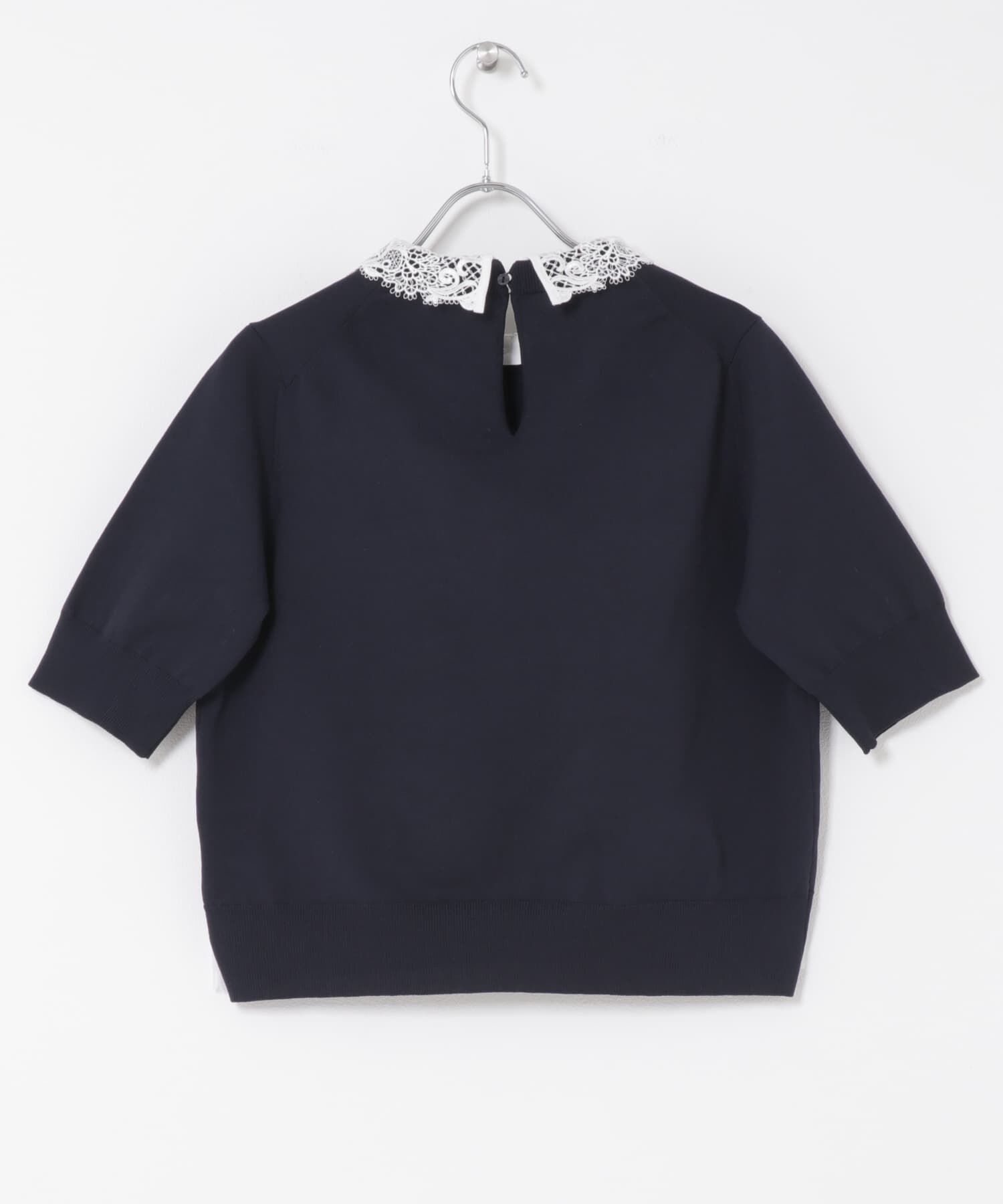 URBAN RESEARCH ROSSO「『WEB限定』2WAYレースカラーニット」|ニット・セーター|