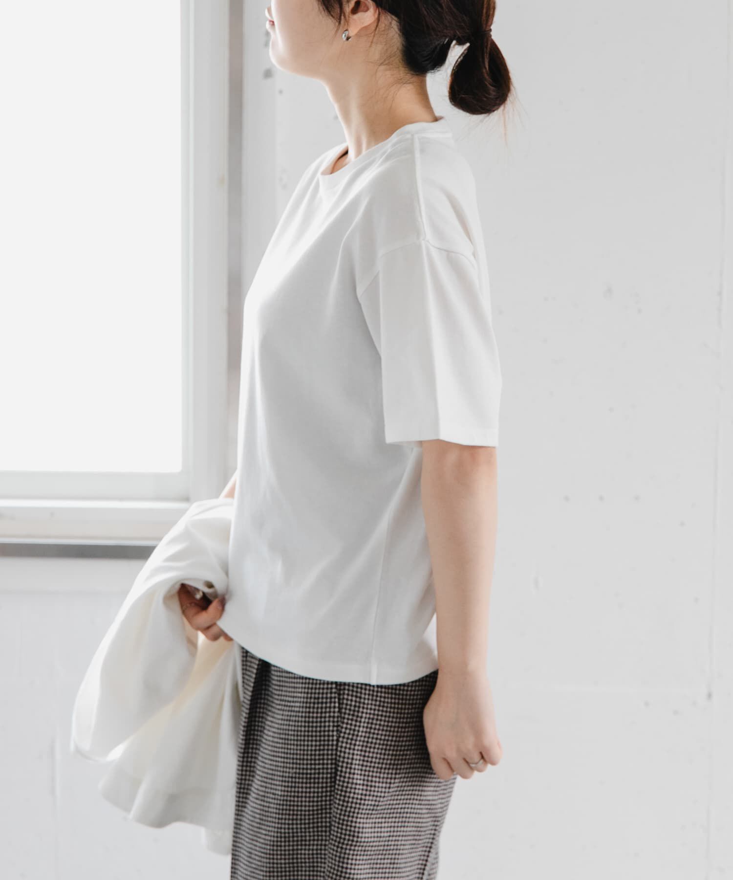 URBAN RESEARCH DOORS「FORK&SPOON　ソリッドショートスリーブTシャツ」|Tシャツ・カットソー|