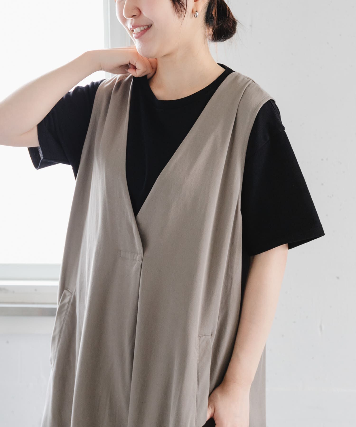 URBAN RESEARCH DOORS「FORK&SPOON　ソリッドショートスリーブTシャツ」|Tシャツ・カットソー|