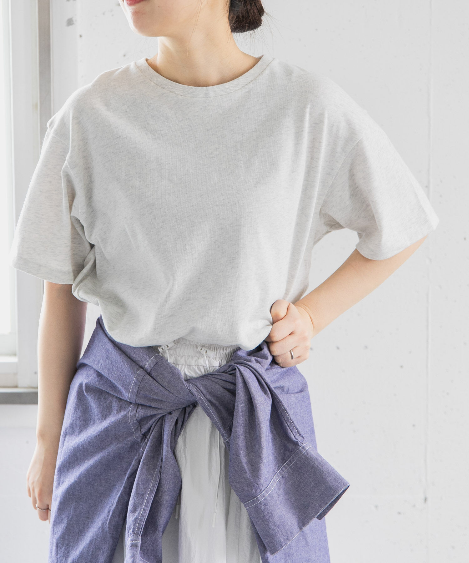 URBAN RESEARCH DOORS「FORK&SPOON　ソリッドショートスリーブTシャツ」|Tシャツ・カットソー|