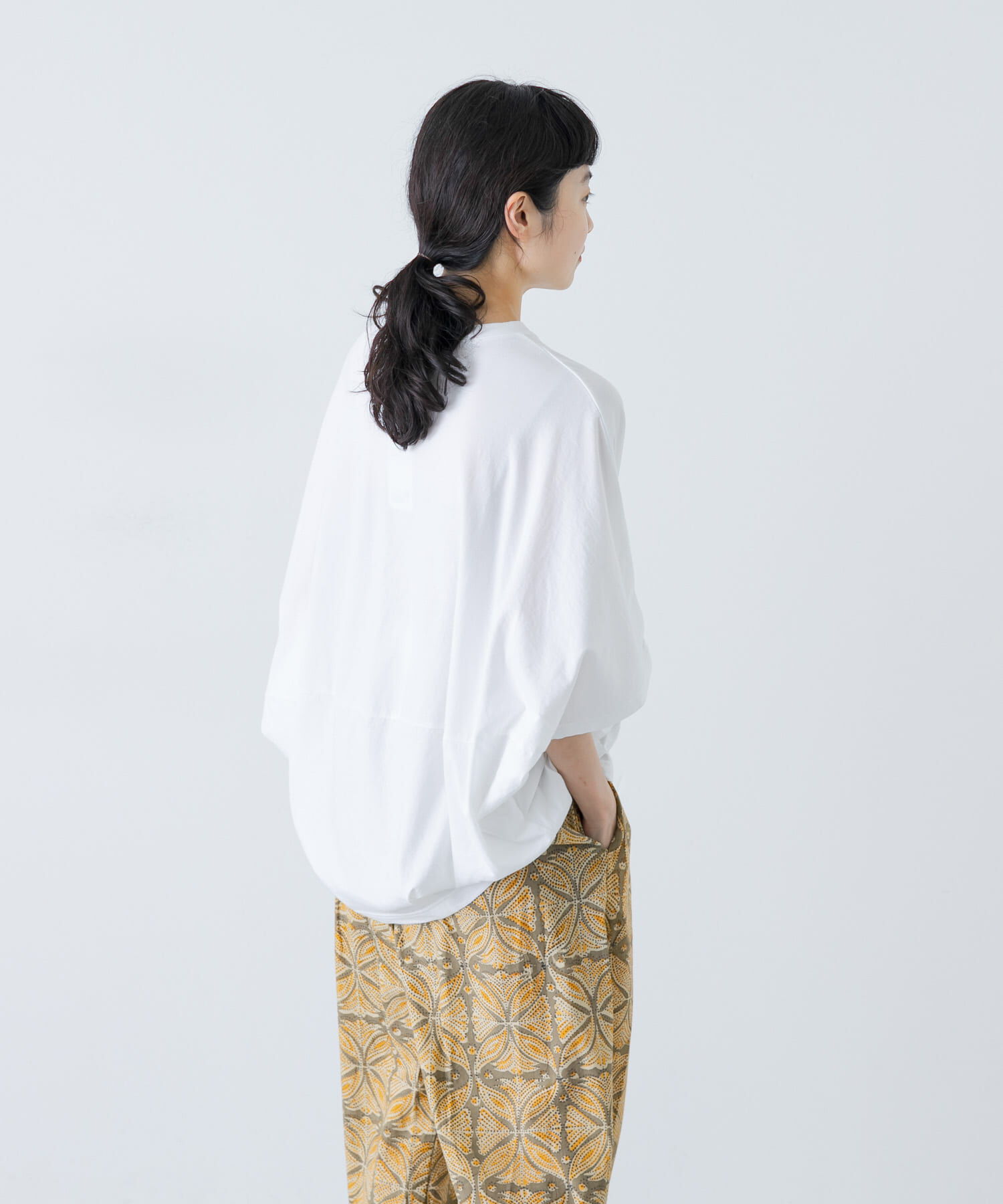 かぐれ「ワイドコクーンドルマンカットソー」|Tシャツ・カットソー|