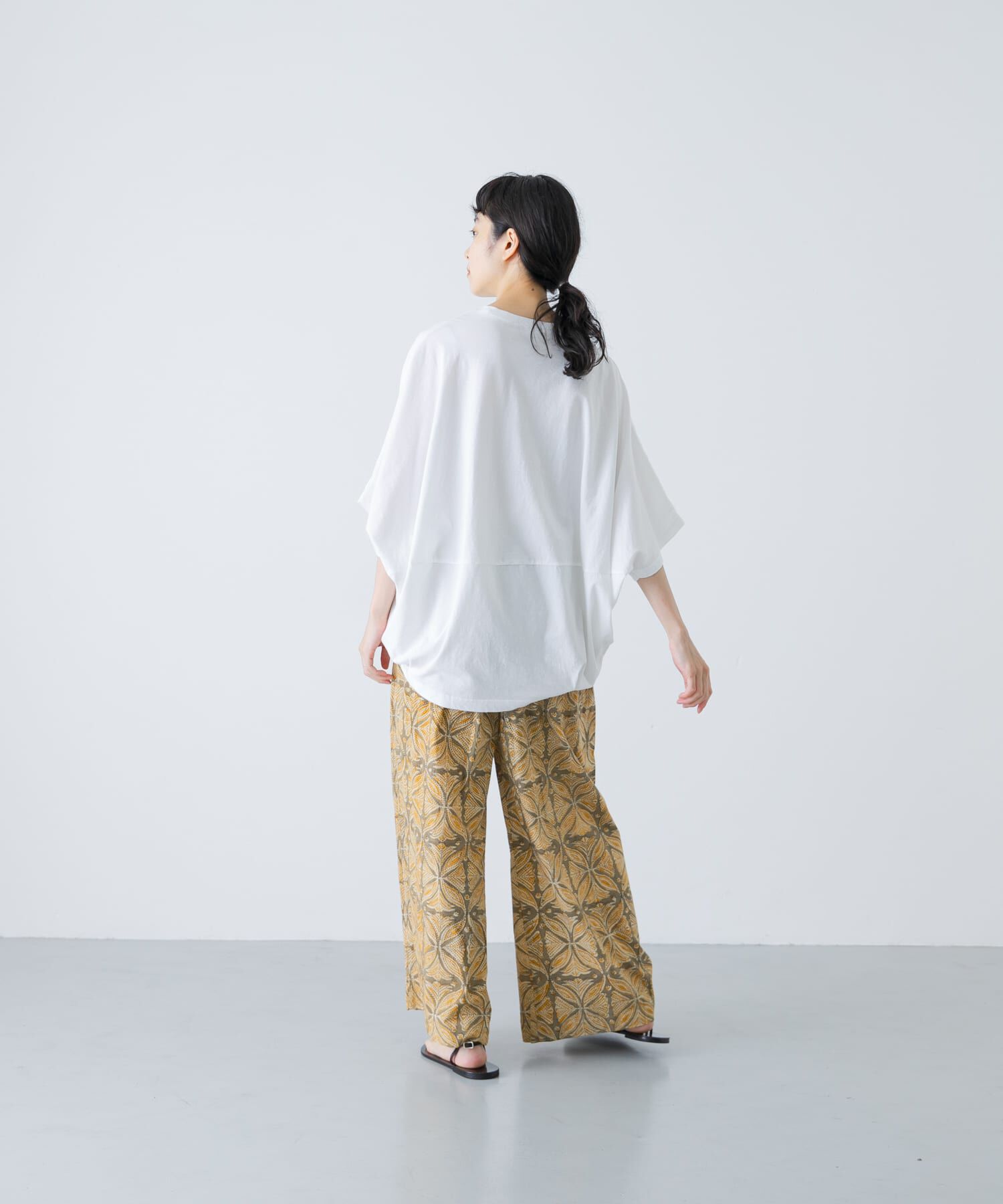 かぐれ「ワイドコクーンドルマンカットソー」|Tシャツ・カットソー|