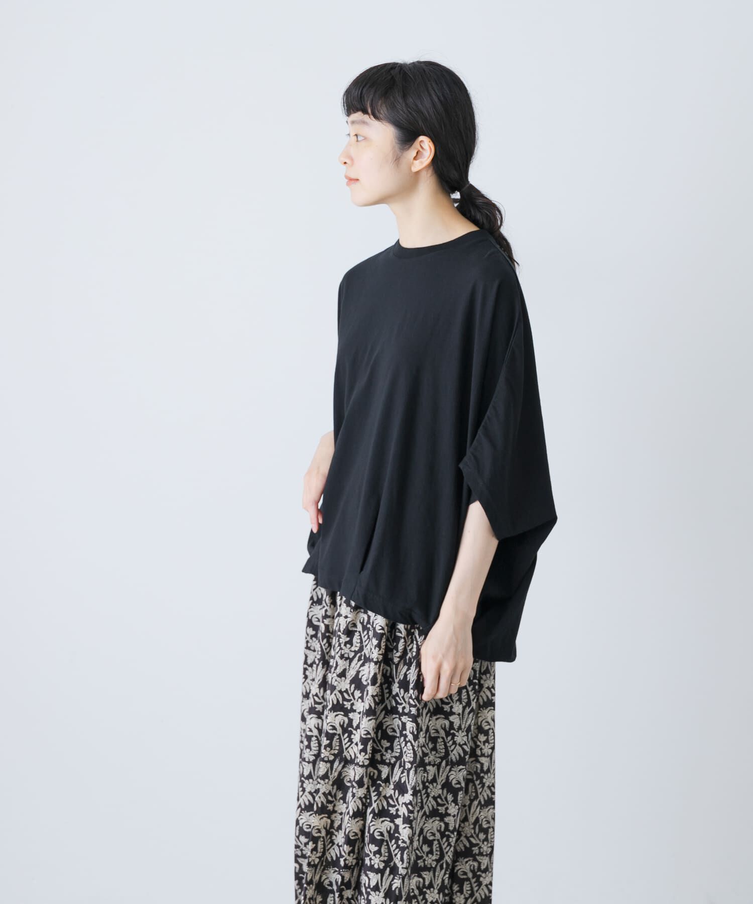 かぐれ「ワイドコクーンドルマンカットソー」|Tシャツ・カットソー|