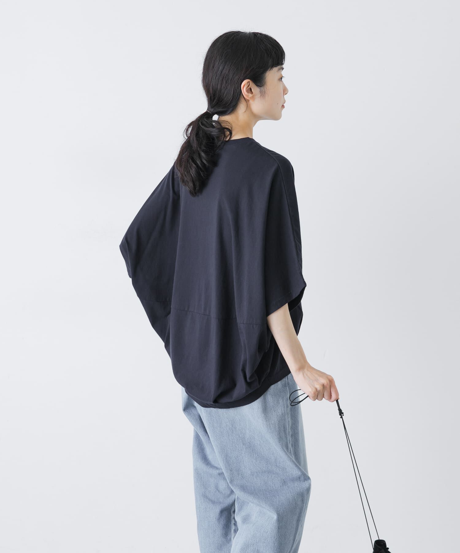 かぐれ「ワイドコクーンドルマンカットソー」|Tシャツ・カットソー|