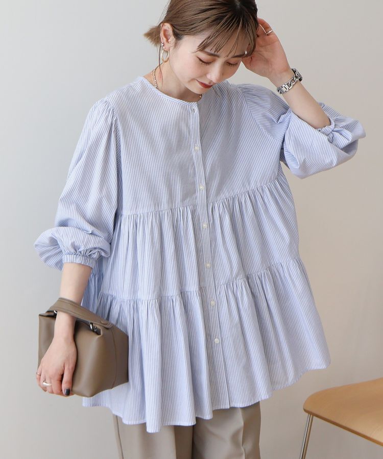 AMERICAN HOLIC「【WEB限定】ティアードギャザーブラウス」|シャツ・ブラウス|