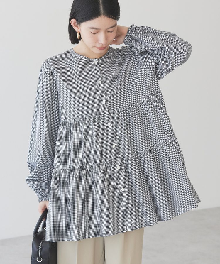 AMERICAN HOLIC「【WEB限定】ティアードギャザーブラウス」|シャツ・ブラウス|