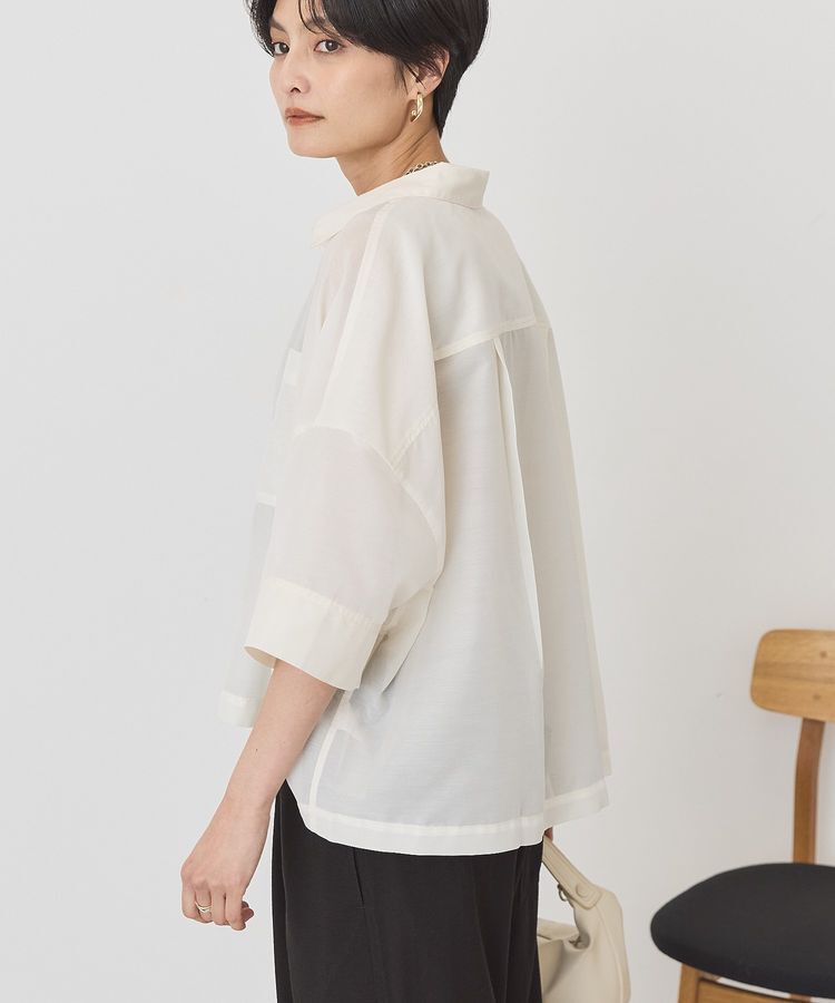 AMERICAN HOLIC「【WEB限定】Wポケットシアー半袖シャツ」|シャツ・ブラウス|