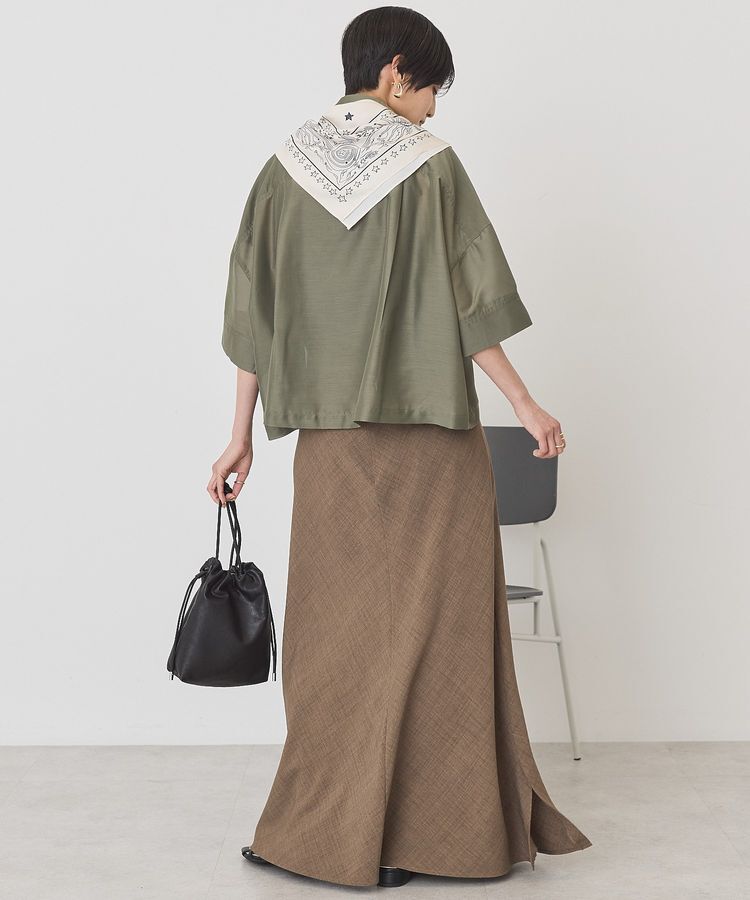 AMERICAN HOLIC「【WEB限定】Wポケットシアー半袖シャツ」|シャツ・ブラウス|
