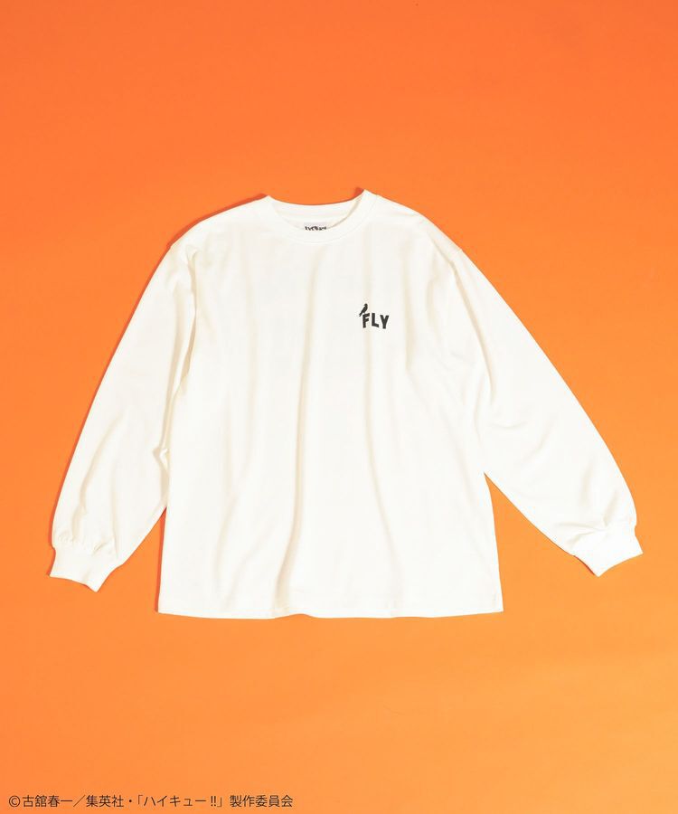 Green Parks「ハイキュー!! モノクロプリント烏野長袖Tシャツ」|Tシャツ・カットソー|