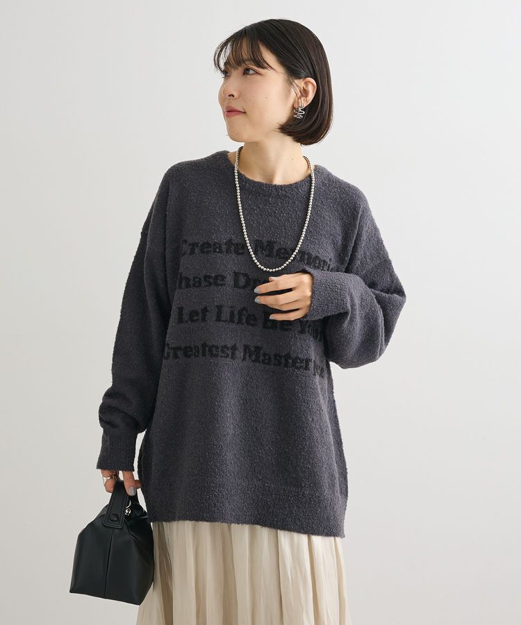 Green Parks「ブークレロゴニットチュニック」|チュニック|