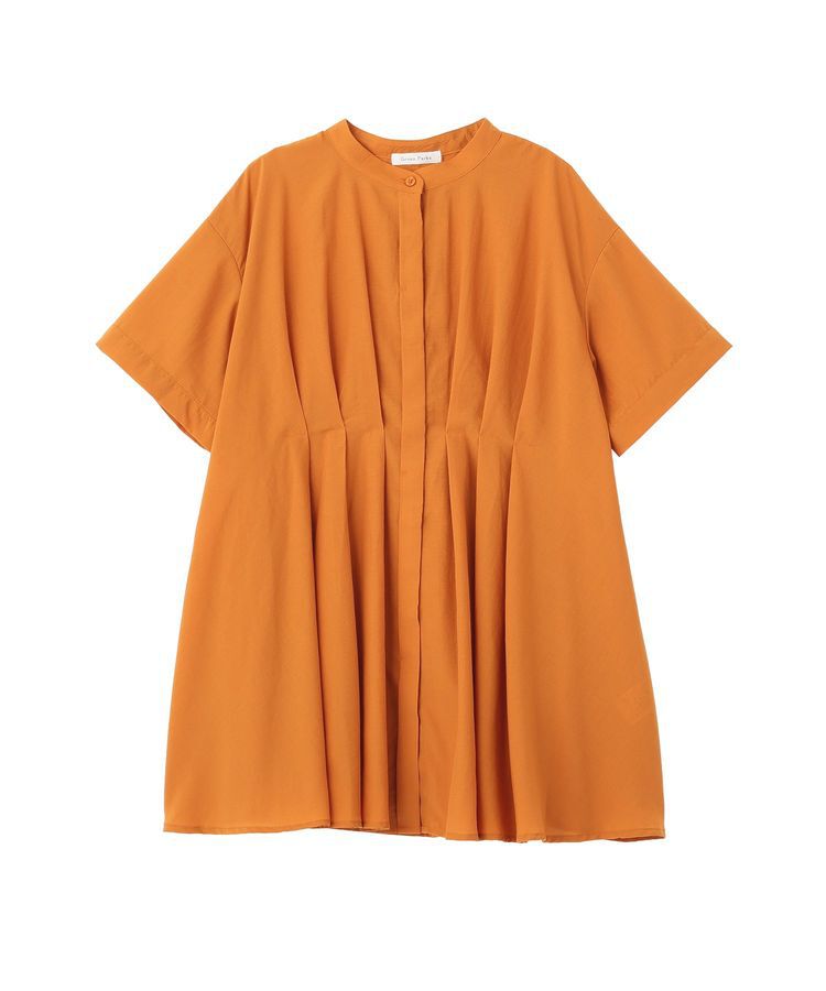 Green Parks「【WEB限定】ウエストタックシャツチュニックⅢ」|シャツ・ブラウス|Orange