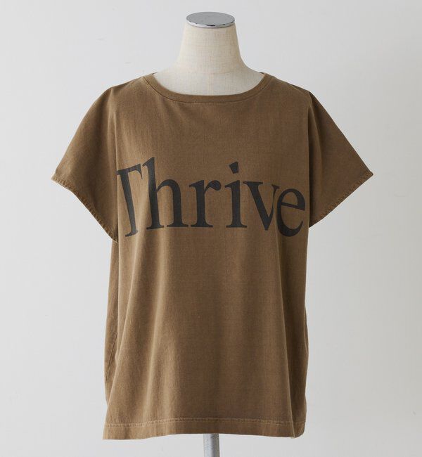  「オーガニックコットンフレンチスリーブThrive T」|プルオーバー|