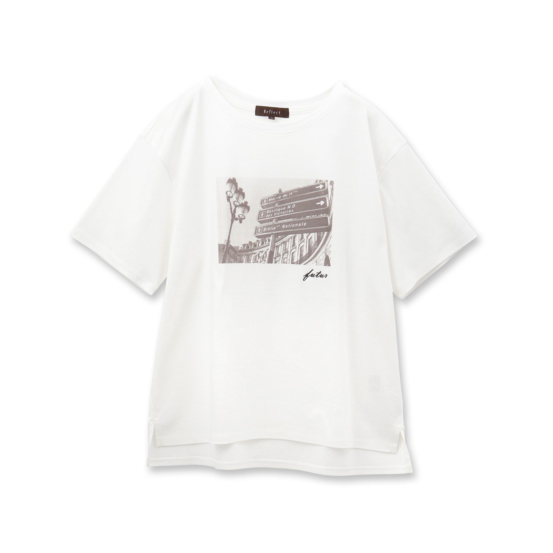 Reflect「【夏SALE／UVカット／接触冷感／マシンウォッシュ可】フォトプリントTシャツ」|Tシャツ・カットソー|