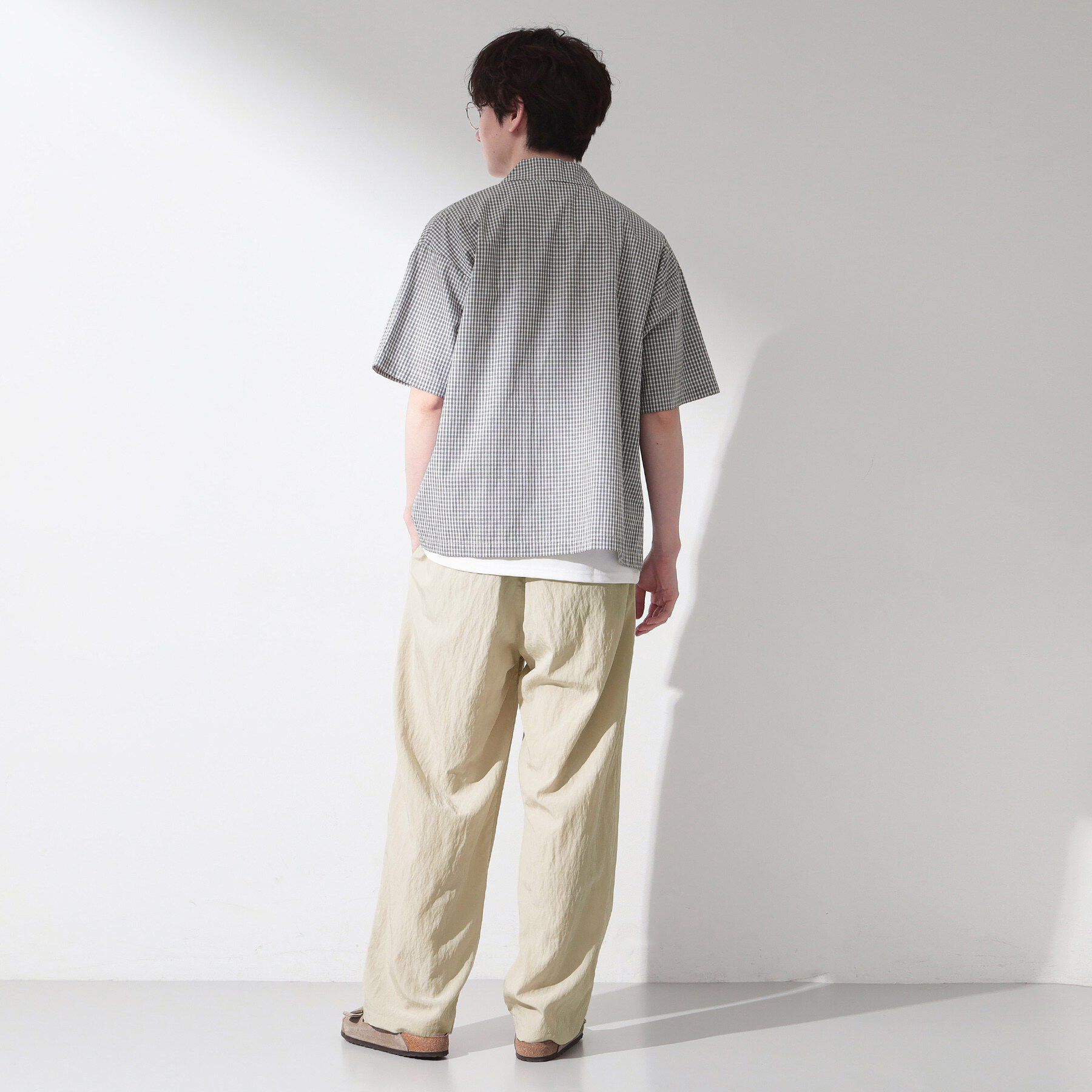THE SHOP TK「ナイロン混 ワイドイージーパンツ 接触冷感」|その他|